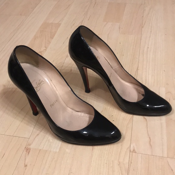 Christian Louboutin Black Patent Calf Leather Dolly Pump - Picture 6 of 14